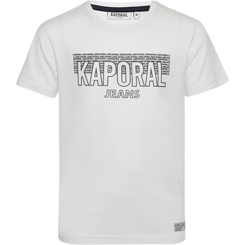Textil Criança T-Shirt mangas curtas Kaporal 183618 Branco