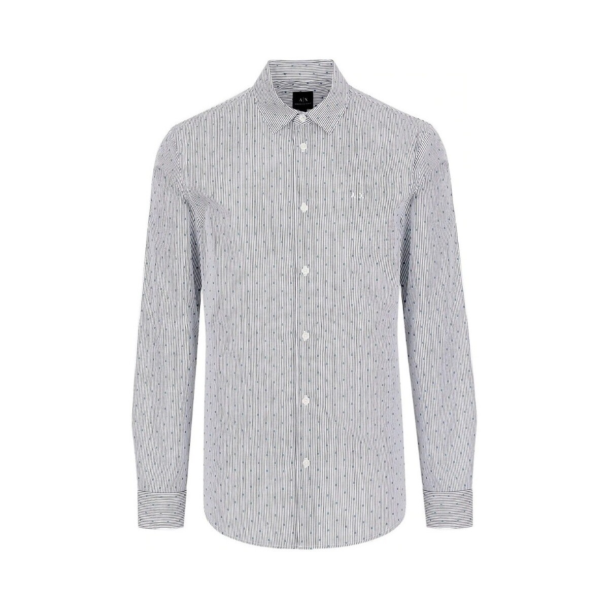 Textil Homem Camisas mangas comprida EAX 3LZC33ZNTPZ Branco