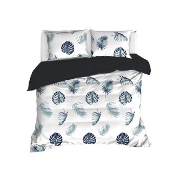Casa Conjunto de roupa de cama Mjoll Dominik - White Branco preto escuro / Azul