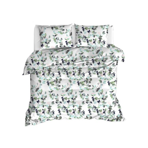 Casa Conjunto de roupa de cama Mjoll Apliques de parede Verde branco preto