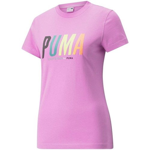 Textil Mulher T-Shirt mangas curtas Puma Swxp Graphic Rosa