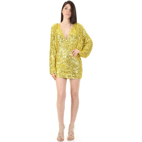 Textil Mulher Vestidos compridos Vicolo TY0396 Ouro