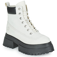 Sapatos Mulher Botas baixas Timberland noires Timberland noires Sky 6In LaceUp Branco