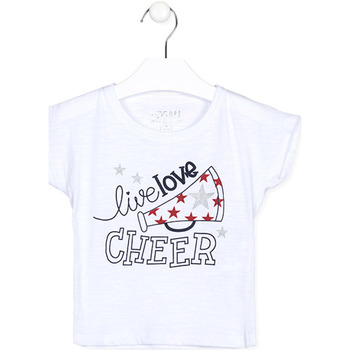 Textil Criança T-shirts e Pólos Losan 216-1007AL Branco