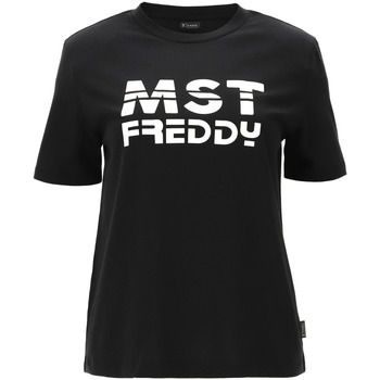Textil Mulher T-shirts e Pólos Freddy S2WMAT1 Preto