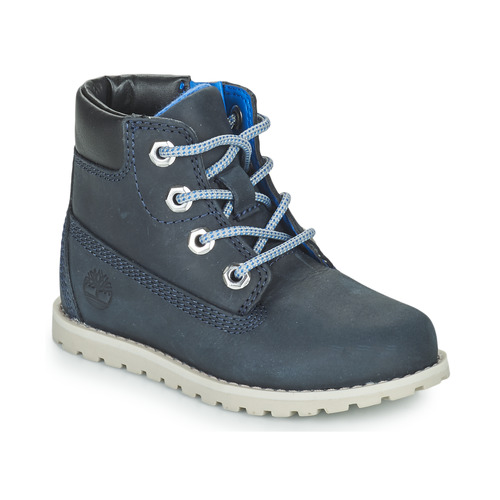 Sapatos Criança Botas baixas Timberland Modern Pokey Pine 6In Boot with Azul
