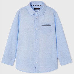 Textil Rapaz Camisas mangas comprida Mayoral PV223121-3-21 Azul