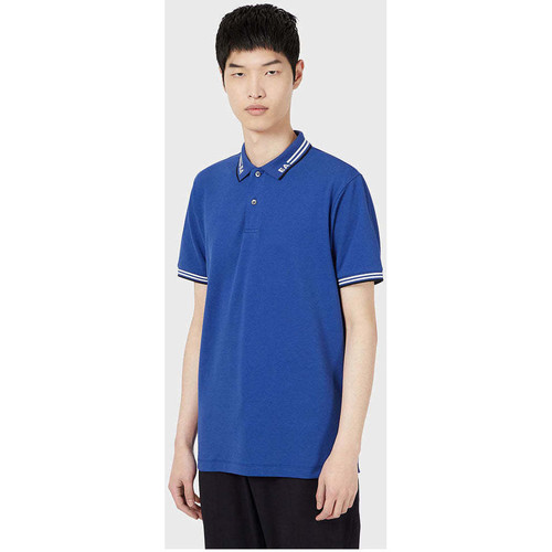 Textil Homem T-shirts e Pólos Emporio Armani 3K1FA41JPTZ09C6-17-1 Azul