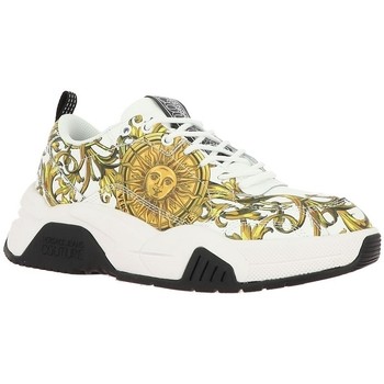 Sapatos Homem Sapatilhas versace jeans couture spinner low top lace up sneakers item 72YA3SF6 Branco
