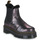 Sapatos Mulher Botas baixas Dr. Mary Martens 2976 Quad  Fur Lined Distressed Metallic Preto