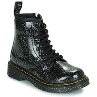 Sapatos Rapariga Botas baixas Dr. Martens 1460 Jr Cosmic Glitter Preto