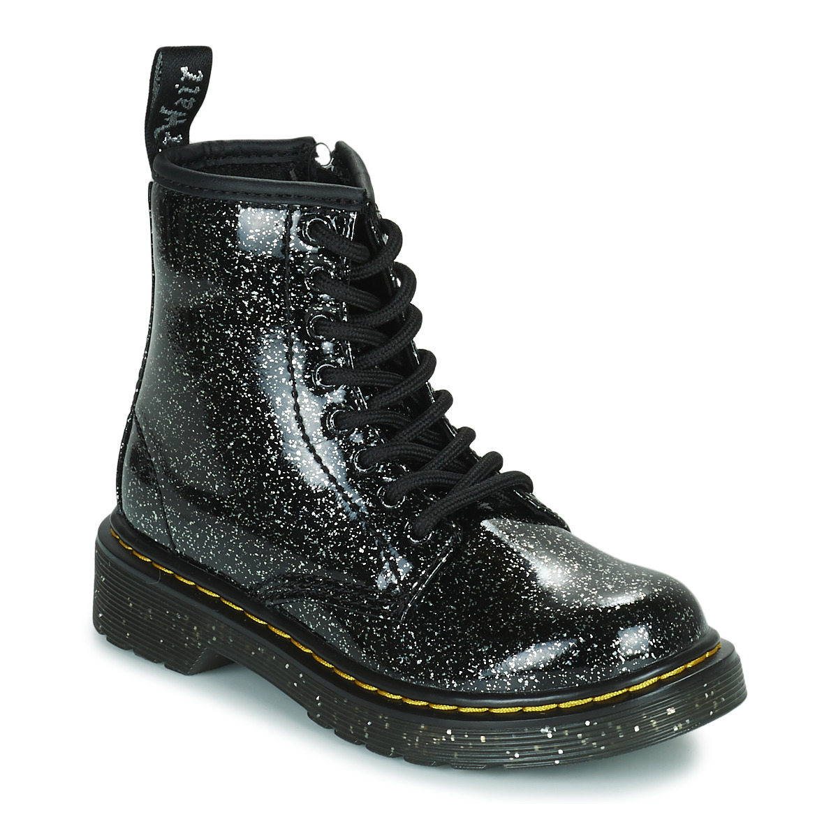 Sapatos Rapariga Botas baixas Dr. Martens 1460 Jr Cosmic Glitter Preto
