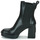 Sapatos Mulher Botins Karl Lagerfeld VOYAGE VI Monogram Gore Boot Preto