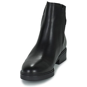 Tommy Hilfiger Coin Leather Flat Boot Preto