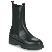 Sapatos Mulher Botins corporate Tommy Hilfiger CHELSEA Preto