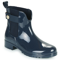 Sapatos Mulher Botas de borracha Tommy Hilfiger Ankle Rainboot With Metal Detail Marinho