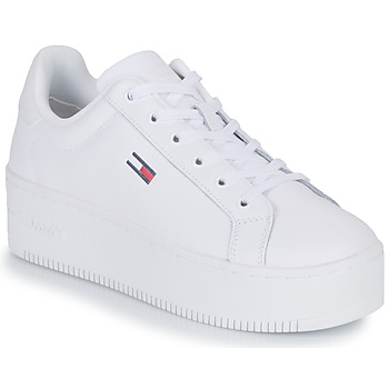 Sapatos Mulher Sapatilhas Tommy Jeans Tommy Jeans Flatform Essential Branco