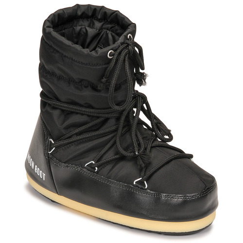 Sapatos Mulher Botas de neve Moon Boot Moon Boot Polo Ralph Lauren panelled lace-up sneakers Preto