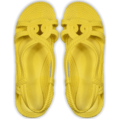 Sapatos Criança Chinelos Brasileras Kasgar Esmirna Amarelo