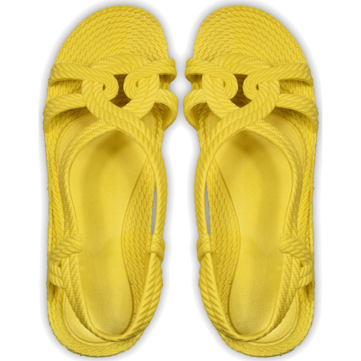 Sapatos Criança Chinelos Brasileras Esmirna Amarelo