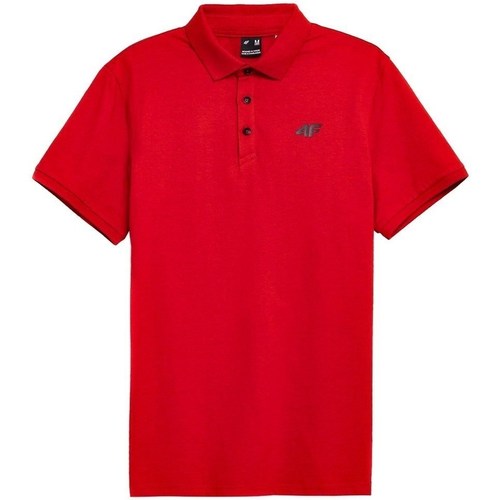 Textil Homem T-Shirt mangas curtas 4F TSM355 Vermelho