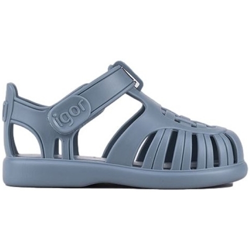 Sapatos Criança Sandálias IGOR Sandálias Bebé Tobby Solid - Ocean Azul