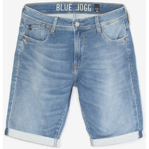 Textil Homem Shorts / Bermudas Le Temps des Cerises Bermudas calções em ganga JOGG Azul