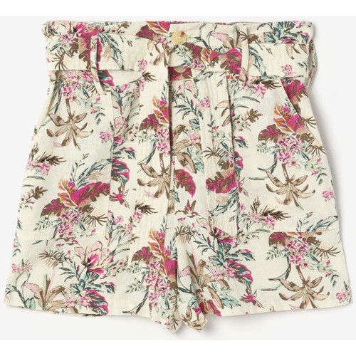 Textil Mulher Shorts / Bermudas Le Temps des Cerises Calções calções CELEST Branco