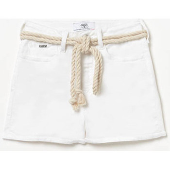 Textil Rapariga Shorts / Bermudas Le Temps des Cerises Calções calções TIKO Branco