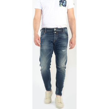 Textil Homem Calças de ganga La Prestic Ouiston Jeans tapered 900/3G, comprimento 34 Azul