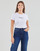 Textil Mulher T-Shirt CEREMONY mangas curtas Pepe jeans NEW VIRGINIA Branco