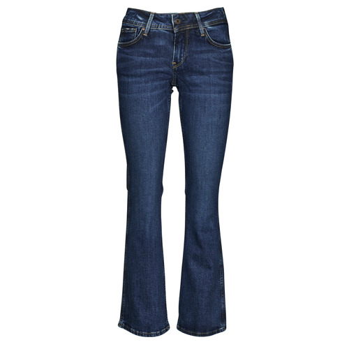 Textil Mulher Silas Multi Patch Jeans bootcut Pepe jeans NEW PIMLICO Azul