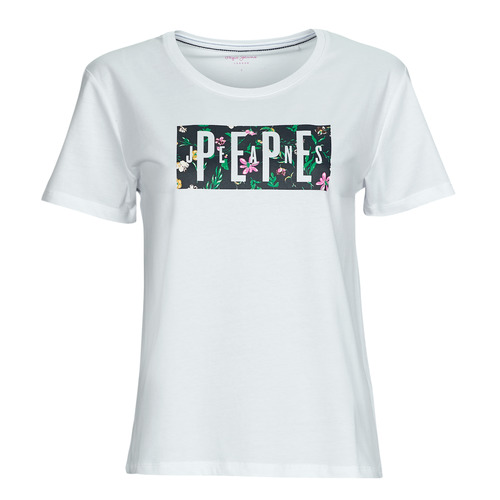 Textil Mulher T-Shirt mangas curtas Pepe jeans PATSY Branco
