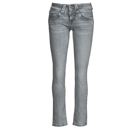 Textil Mulher Calças jeans ruched-detail Pepe jeans ruched-detail VENUS Cinza