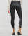 Textil Mulher Selected Femme Kate Jean droit taille haute Noir slim Pepe jeans REGENT Preto