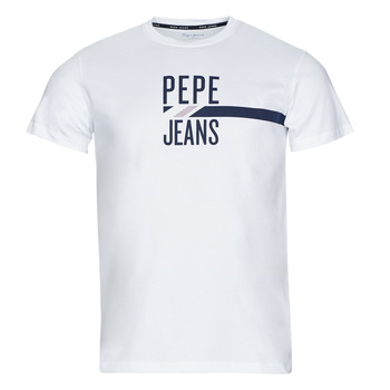 Textil Homem T-Shirt mangas curtas Pepe jeans SHELBY Branco