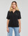 Textil Mulher Polos mangas curta Lacoste PF0504 LOOSE FIT Preto
