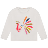 Textil Rapariga T-shirt mangas compridas Billieblush U15A38-121 Branco