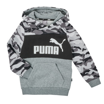Textil Rapaz Sweats Puma ESS CAMO HOODIE Cinza