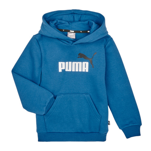 Textil Rapaz Sweats with Puma ESS 2 COL BIG LOGO HOODIE Azul