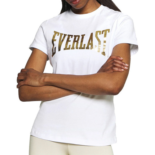 Textil Mulher T-shirts e Pólos Everlast  Branco