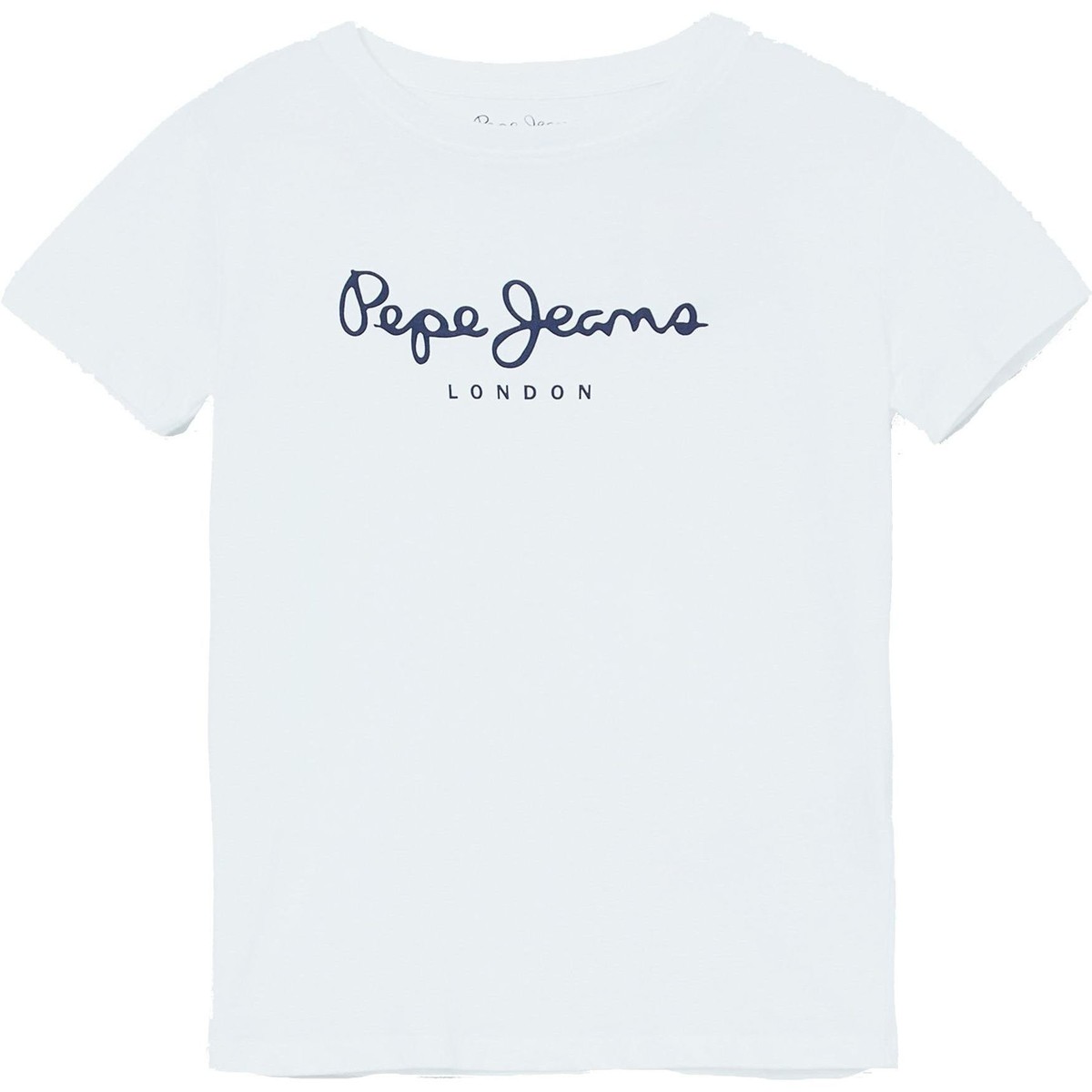 Textil Rapaz T-Shirt mangas curtas Pepe jeans ART Branco