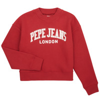 Textil Rapariga Sweats Pepe jeans Button ELISABETH Vermelho