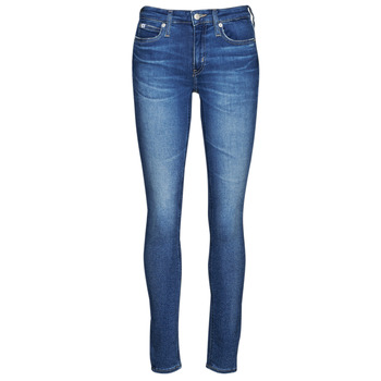 Textil Mulher Gangas Skinny Calvin Klein Jeans MID RISE SKINNY Azul