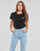 Textil Mulher T-Shirt mangas curtas Calvin Klein Jeans 2-PACK MONOLOGO SLIM TEE Preto / Branco