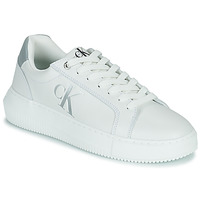 Sapatos Mulher Sapatilhas Calvin Klein Jeans CHUNKY CUPSOLE LACEUP LOW ESS M Branco