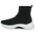 Sapatos Mulher Sapatilhas de cano-alto Calvin Klein Jeans 2 PIECE SOLE SOCK BOOT - KNIT Preto