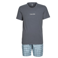Textil Homem Pijamas / Camisas de dormir Calvin Klein Jeans PYJAMA SHORT Cinza / Azul