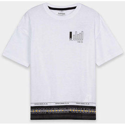 Textil Rapaz T-Shirt mangas curtas Tiffosi 10044391-1-21 BRANCO