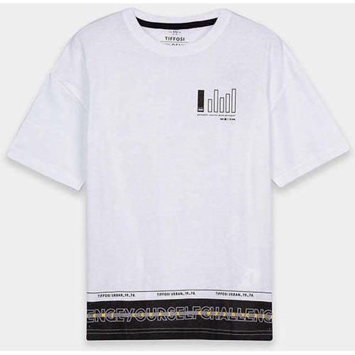 Textil Rapaz T-shirts e Pólos Tiffosi 10044391-1-21 Branco